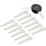 Tte de dbroussailleuse + 12 lames de coupe pour stihl polycut 6 - 3 fs38 fs40 fs45