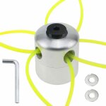 Ttes pour dbroussailleuses universelle en aluminium m10 strimmer head avec 4 fils et 2 rondelles tte ...