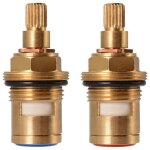 Tete a disques ceramique paire de cartouches cramique universelles de rechange pour robinet 12quot quart ...