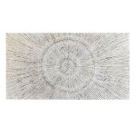 Tête de lit - blanc - 180 x 35 x 100 cm - bois mdf Tête de lit - blanc - 180 x 35 x 100 cm - bois mdf