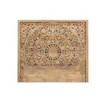 Tte de lit en bois de manguier sculpt vittoria