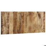 Tête de lit - tête de cadre de lit 120 cm bois de manguier brut massif(366648)zlh Tête de lit - tête de cadre de lit 120 cm bois de manguier brut massif(366648)zlh