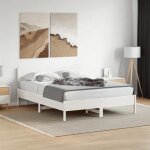 T�te de lit - t�te de cadre de lit blanc 160 cm bois massif de pin(904788)zlh