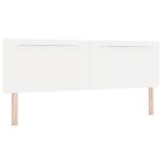 Promotion tte de lit contemporain design simple blanc pur 180 cm en simili cuir 99748 - bestmeuble