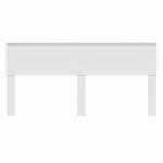 T�te de lit - mothinessto - mot13708 - bois ding�nierie - blanc - 180 cm - design moderne