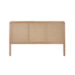 Tte de lit en rotin - giner y colomer - 165 cm - naturel - marron