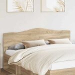 T�te de lit - vidaxl - ch�ne sonoma - bois ding�nierie - 180 cm - design moderne