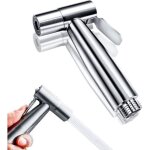 T�te de pulv�risation de bidet � main robinet de bidet en acier inoxydable pulv�risateur de toilettes ...