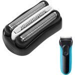 Tete de rasoir 32b pi�ce de rechange braun series 3 compatible avec rasoirs �lectriques homme 300s 301s ...