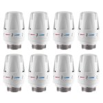 Tte de rechange pour vanne de radiateur thermostatique 8 pices - keeper