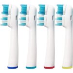 Ttes de remplacement - oral b - dual clean - pack de 8 - blanc