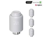 Tête thermostatique connectée zigbee universelle (lot de 4) - silamp Tête thermostatique connectée zigbee universelle (lot de 4) - silamp