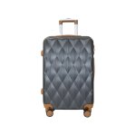 Texier - valise taille moyenne 25x66x42cm anthracite tr