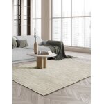 Tapis de laine - the carpet - boho natur - beige crme - 120x170 cm - tiss  la main