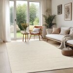 Tapis en laine - the carpet - deluxe wool - boho scandinave - beige - 120 x 170 cm Tapis en laine - the carpet - deluxe wool - boho scandinave - beige - 120 x 170 cm