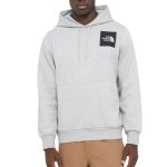 The north face sweat  capuche fine gris - nf0a89eudyx