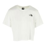The north face w simple dome cropped slim tee t - shirt femme