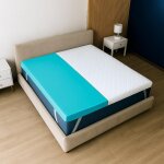 The white stone surmatelas 120 x 190 cm m�moire de forme 9 zones 7 cm housse d�houssable anti - allergique ...