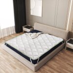 The white stone surmatelas rafraîchissant 120x190 cm avec Élastiques correcteur de matelas avec technologie ... The white stone surmatelas rafraîchissant 120x190 cm avec Élastiques correcteur de matelas avec technologie ...