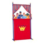 Thtre de marionnettes - simba toys - poppen avec 4 marionnettes - rouge - enfant - mixte - a partir ...