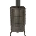 Theca estufa de le�a l4 econ�mica - po�le � bois compact 74 kw noir