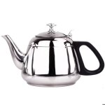Théière en acier inoxydable en érable avec infuseur amovible bouilloire 12l réservoir deau cuisinière ... Théière en acier inoxydable en érable avec infuseur amovible bouilloire 12l réservoir deau cuisinière ...