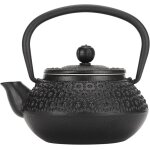Théière en fonte bouilloire à thé de style japonais avec infuseur théières pour thé en vrac pour dessus ... Théière en fonte bouilloire à thé de style japonais avec infuseur théières pour thé en vrac pour dessus ...