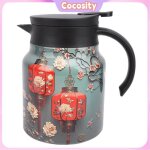 Thire isotherme 1l inox 316 - design rtro avec couvercle - pour th et caf (maison bureau)