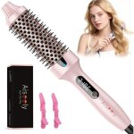 Thermal brush brosse thermique38mm brosse chauffante 3 en 1 lonic6 rglages de temprature (160? - 210?)brosse ...