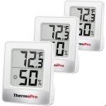 Thermo - hygrom�tre - tp49w - 3 - grand �cran lcd - sans fil - couleur blanche