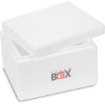 Thermobox bo�te isotherme en polystyr�ne avec couvercle pour aliments et boissons24 x 20 x 155cm. capacit� ...