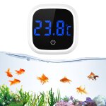 Thermomtre daquarium dtecteur de temprature de leau pour aquarium thermomtre digital led - blanc