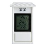 Thermomètre extérieur cabane - mémoire des températures mini et maxi Thermomètre extérieur cabane - mémoire des températures mini et maxi