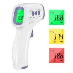 Thermomtre frontal adulte thermometre infrarouge pour enfant thermometre numrique sans contact cran ...