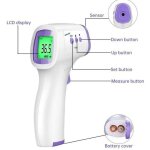 Thermom�tre frontal sans contact thermom�tre m�dical infrarouge blanc thermometre bebe