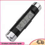 Thermom�tre � horloge �lectronique de voiture led thermom�tre de sortie de ventilation dair num�rique ...