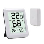 Thermomtre et hygromtre numrique sans fil wifi pour intrieur et extrieur