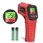 Thermom�tre infrarouge num�rique cuisson - 50 � 550 celsius thermom�tre sans contact max / min �missivit� ...