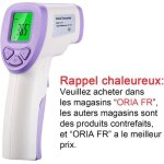 Thermomtre infrarouge sans contact thermomtre numrique mdical professionnel pour bb enfant adulte ...