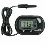 Thermomètre lcd numérique pour aquarium avec détecteur de température et ventouse Thermomètre lcd numérique pour aquarium avec détecteur de température et ventouse