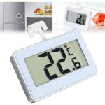Thermomtre de rfrigrateur conglateur thermomtre avec bien lisible lcd intelligent avec crochet qiedoviey ...