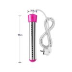 Thermoplongeur baignoire 2000w acier inoxydable voyage piscine chauffe - eau lectrique bleu