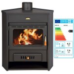 Thermopole  bois d?angle prity am w12 ? 135 kw noir graphite classe a chaudire 7 l intgre