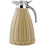 Thermos en acier inoxydable rattan pot isol� sous vide � double paroi pour le stockage du caf� du th� ...