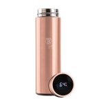 Thermos - berlingerhaus - bh - 7954 - acier inoxydable 18 / 10 - 450 ml - or rose avec thermomtre led ...