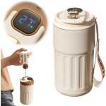 Thermos � caf� avec affichage de la temp�rature bouteille deau en acier inoxydable pour boissons chaudes ...