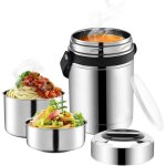 Thermos � soupe � large bouche grand thermos alimentaire � 3 couches de 61 oz bouteille de nourriture ...