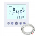 Thermostat chauffage sol �lectrique - arhatreya - c16. h3 - 16a - �cran lcd blanc - programmable