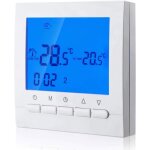 Thermostat numrique chauffage connexion 2 fils avec programmation 6 jours ouvrables et 2 priodes week ...