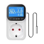 Thermostat numérique avec prise de courant et capteur de température interrupteur de chauffage et de ... Thermostat numérique avec prise de courant et capteur de température interrupteur de chauffage et de ...